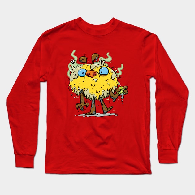 Wet Dog Monster Long Sleeve T-Shirt by striffle